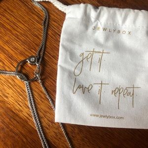 Gorge silver plated necklace with zirconia